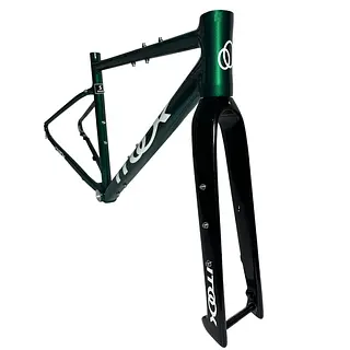 Marcos Gravel En Aluminio Crax Color Verde