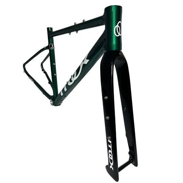 Marcos Gravel En Aluminio Crax Color Verde