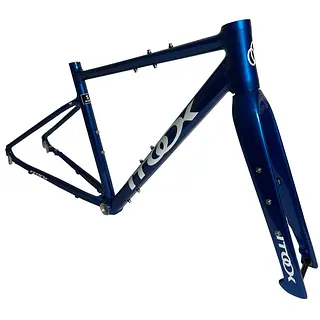 Marcos Gravel En Aluminio Crax Color Azul