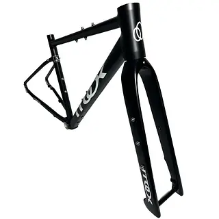 Marcos Gravel En Aluminio Crax Color Negro