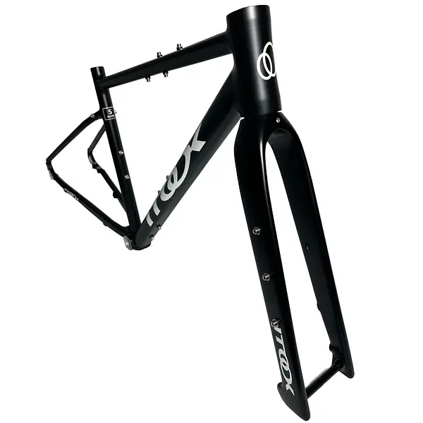 Marcos Gravel En Aluminio Crax Color Negro