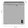 Congelador Kalley 194l Inverter