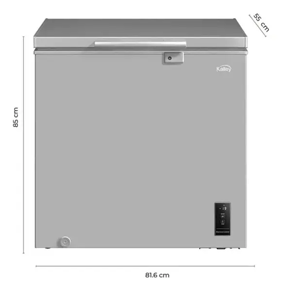 Congelador Kalley 194l Inverter