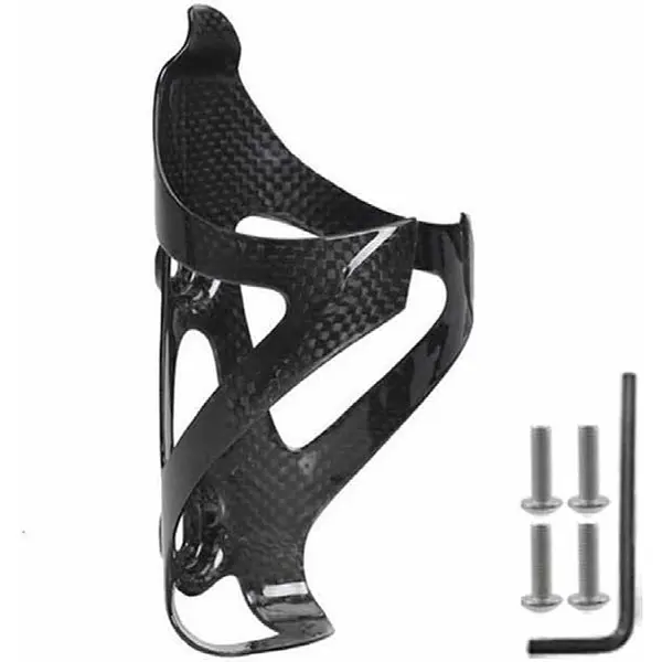 Soporte Caramañola Carbon Negro Glossy