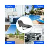 Cama Plegable Acolchada Reclinable Camping Exterior Portátil