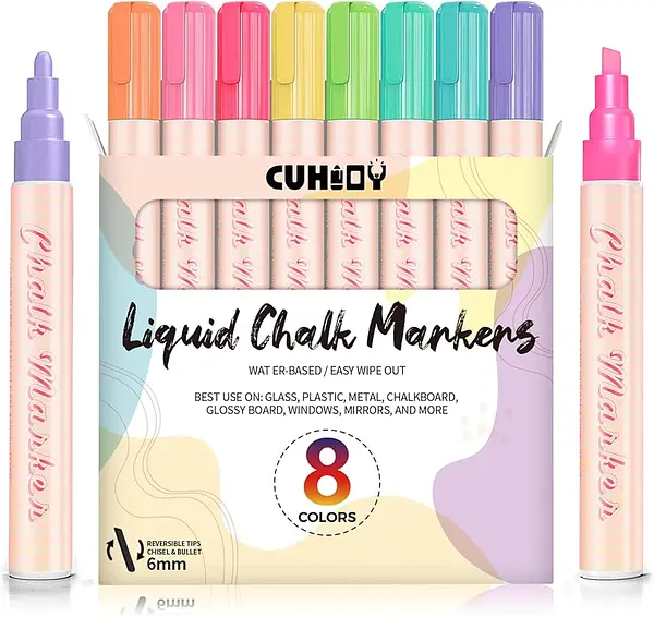 Marcador Pastel X8 Chalk Marker Yb-1