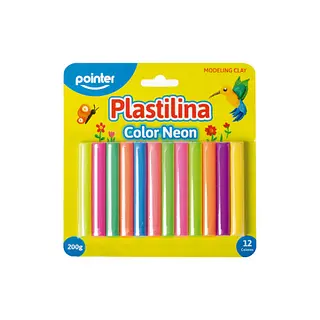 Plastilina Pointer X12 Neon Pst-12200-Ne