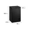 Congelador Electrolux 100l Inverter Negro