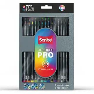 Color Scribe X30 Unipunta Redondo Pro