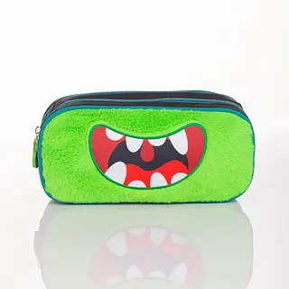 Cartuchera 2 Cierres Monster Scribe Kids