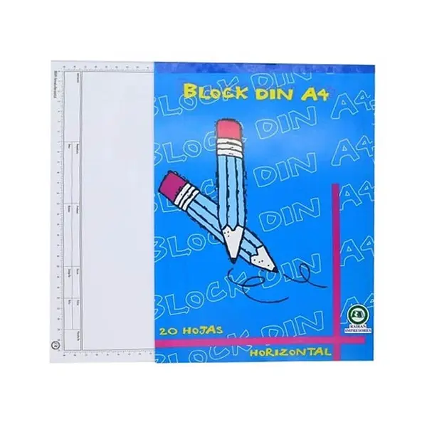 Block Din A4 Con Formato