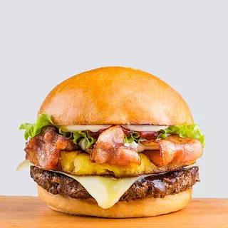 Hamburguesa La Hawaiana