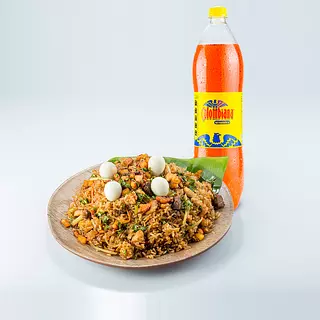 Arroz Llanero (3 - 4 Personas) + Colombiana 1.5 Litros