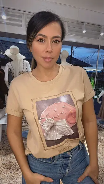Camiseta Camel - Perla