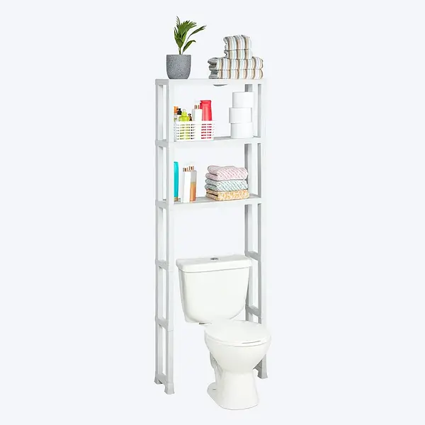 Estante Rimax Organizador 3 Niveles Para Baño Blanco