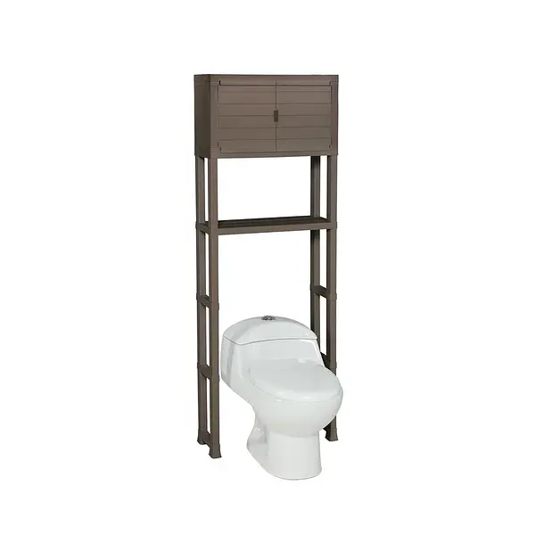 Estante Rimax Para Baño Con Puertas Mocca