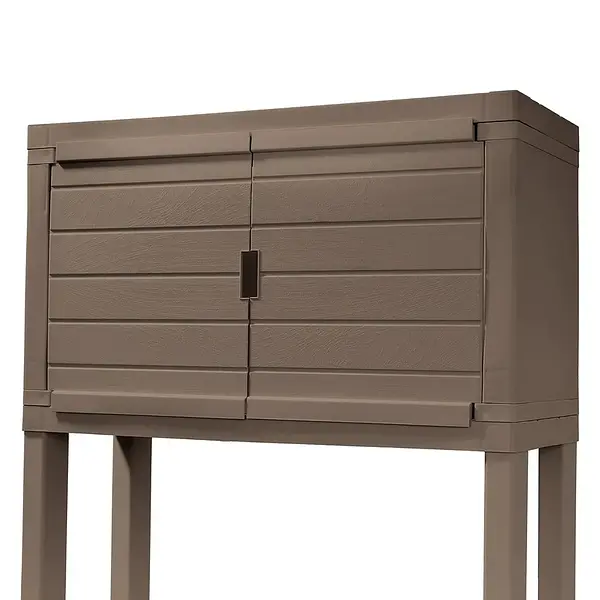 Estante Rimax Para Baño Con Puertas Mocca