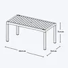 Mesa Rimax Barú Familiar Gris Hielo