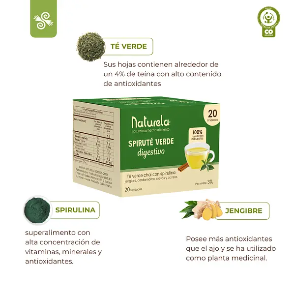 Spiruté Verde Con Spirulina