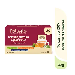 Spiruté Surtido 3 Sabores (Matcha- Curcuma Y Manzanilla)