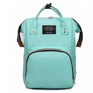 Pañalera Morral Verde Menta