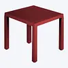 Mesa Rimax Baru 4 Puestos Rojo Merlot