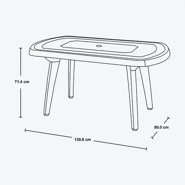 Mesa Rimax Lotus Wengue