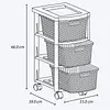 Cajonero Rimax Rattan 3g Niño