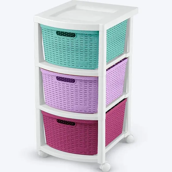 Cajonero Rimax Rattan 3g Niña