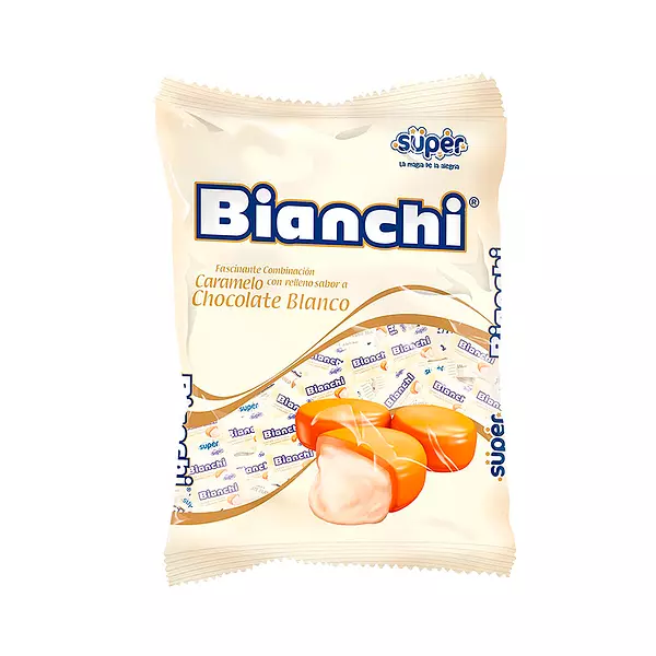 Caramelo Relleno de Sabor A Chocolate Blanco Bianchi