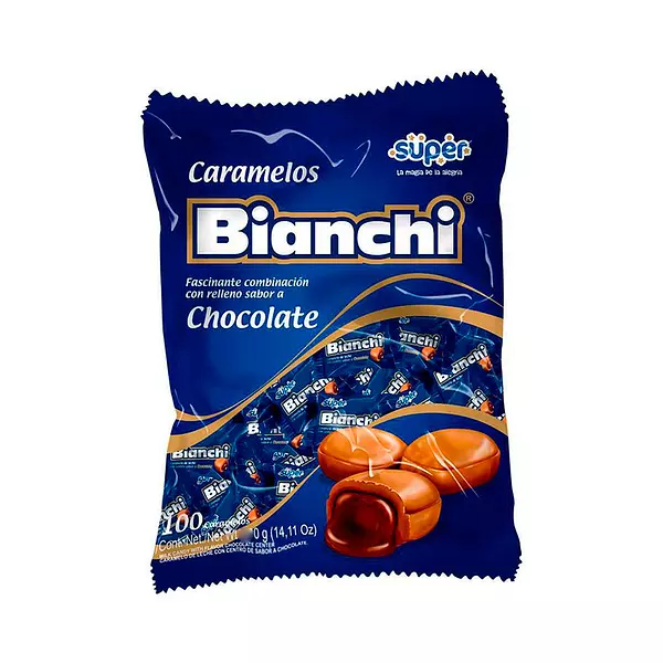 Caramelo Relleno de Sabor A Chocolate Bianchi