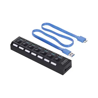 Hub Switch 7 Puertos 3.0 Y 2.0