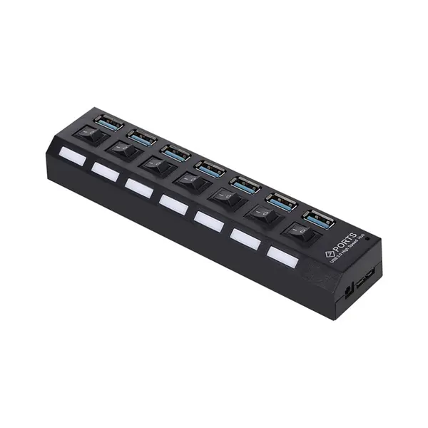 Hub Switch 7 Puertos 3.0 Y 2.0