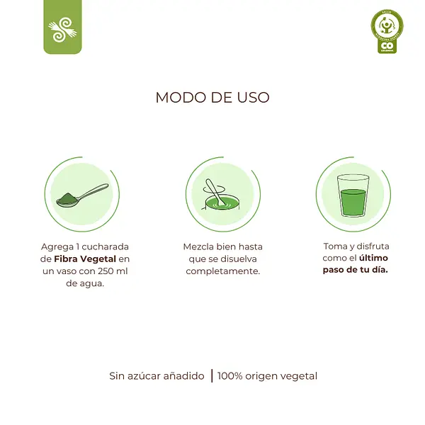 Pack X3 Fibra Vegetal Con Probióticos Y Prebióticos