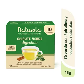 Spiruté Verde X10 | Infusión Digestiva Con Spirulina