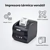 Impresora Código De Barras Y Factura Térmica Xp-365b Usb+Lan