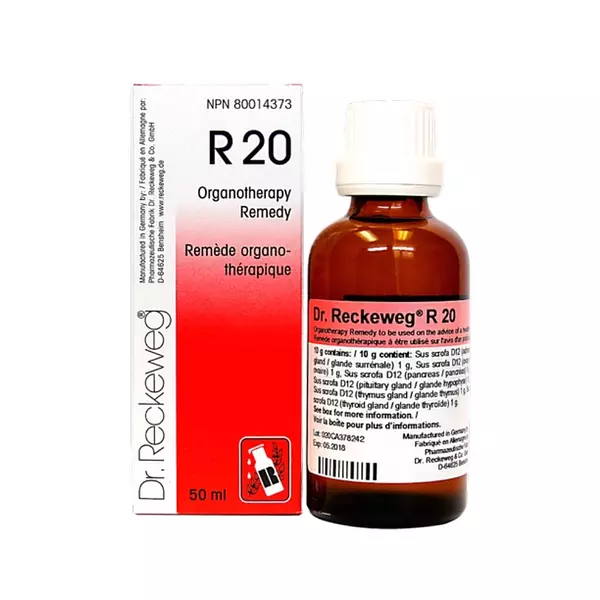 R20 Gotas 50ml - Dr. Reckeweg