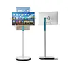 Monitor Táctil Giratorio Portátil Con Ruedas De 27"