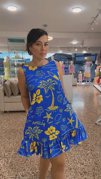 Vestido Costa Azul