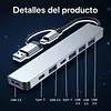 Hub 2 En 1 Usb - C 7 Puertos Usb 2.0 - 3.0 Type C