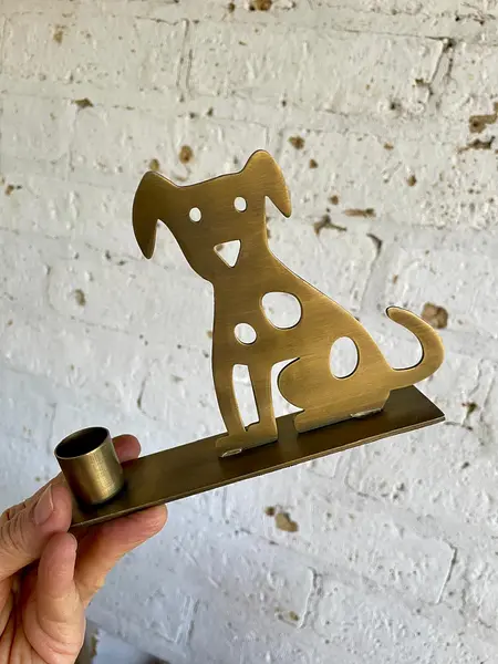 Candelero De Perro Sentado - Diseño Escandinavo 2020