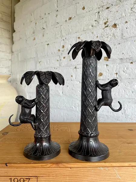 Candelabros Palmeras Monos - India 1990