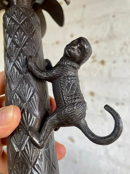 Candelabros Palmeras Monos - India 1990