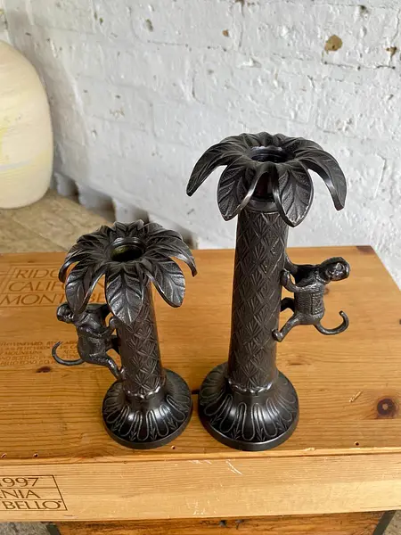 Candelabros Palmeras Monos - India 1990