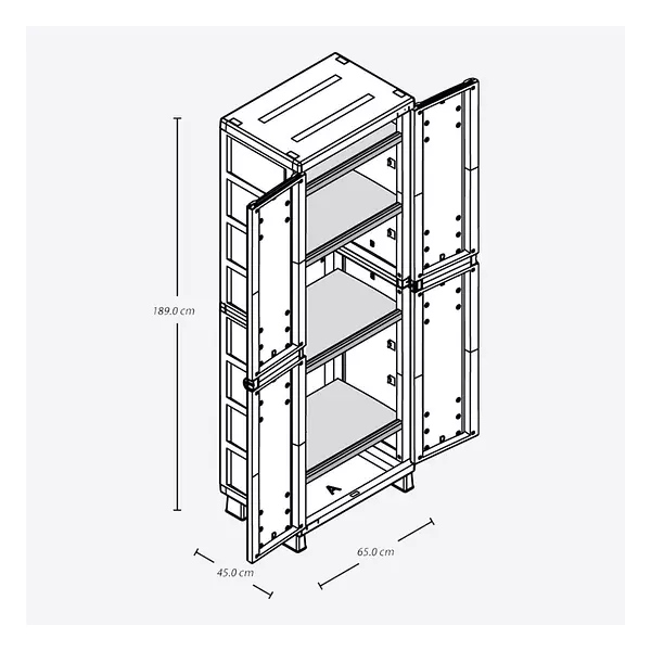 Armario Rimax Grande Rattan