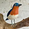 Pájaro Azulejo Sobre Tronco Natural - U.S.A. 2000