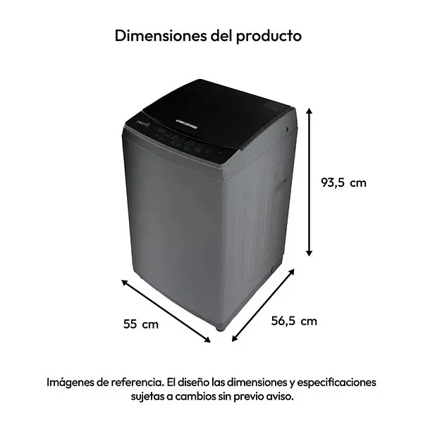 Lavadora Challenger Automática De Carga Superior De 11 Kg
