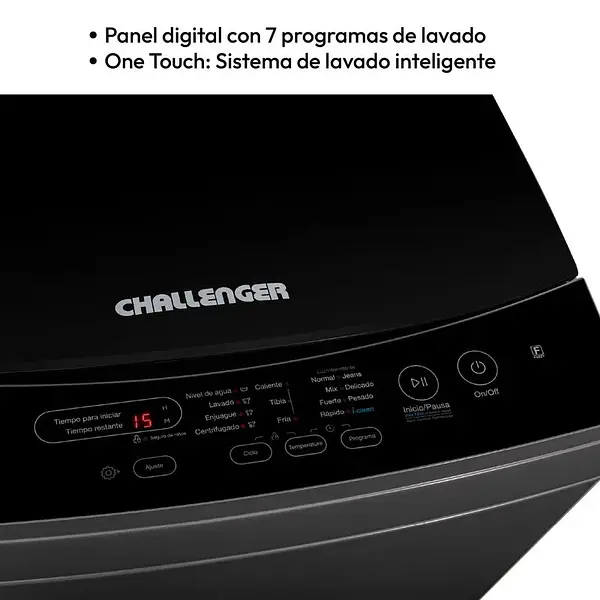 Lavadora Challenger Automática De Carga Superior De 11 Kg