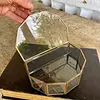 Caja Octogonal Transparente - India 1990