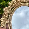 Espejo Decorado Con Uvas Y Hojas De Parra - Italia 2020